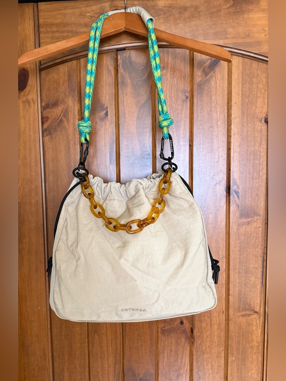 Rotunda Sant Hobo bag, Beige